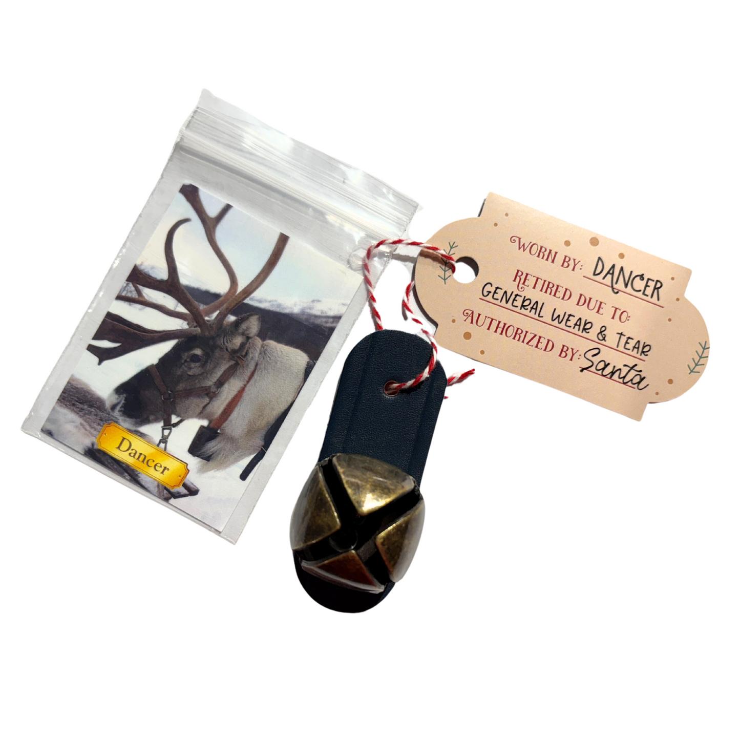 Retired Sleigh Bells (Rudolph, Dasher, Dancer, Prancer)