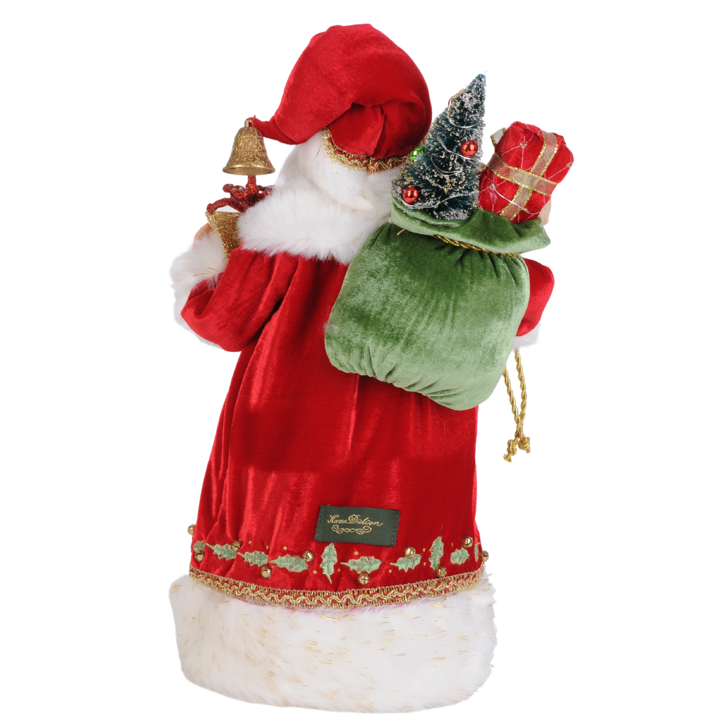 Lighted Traditional Tartan Santa by Karen Didion