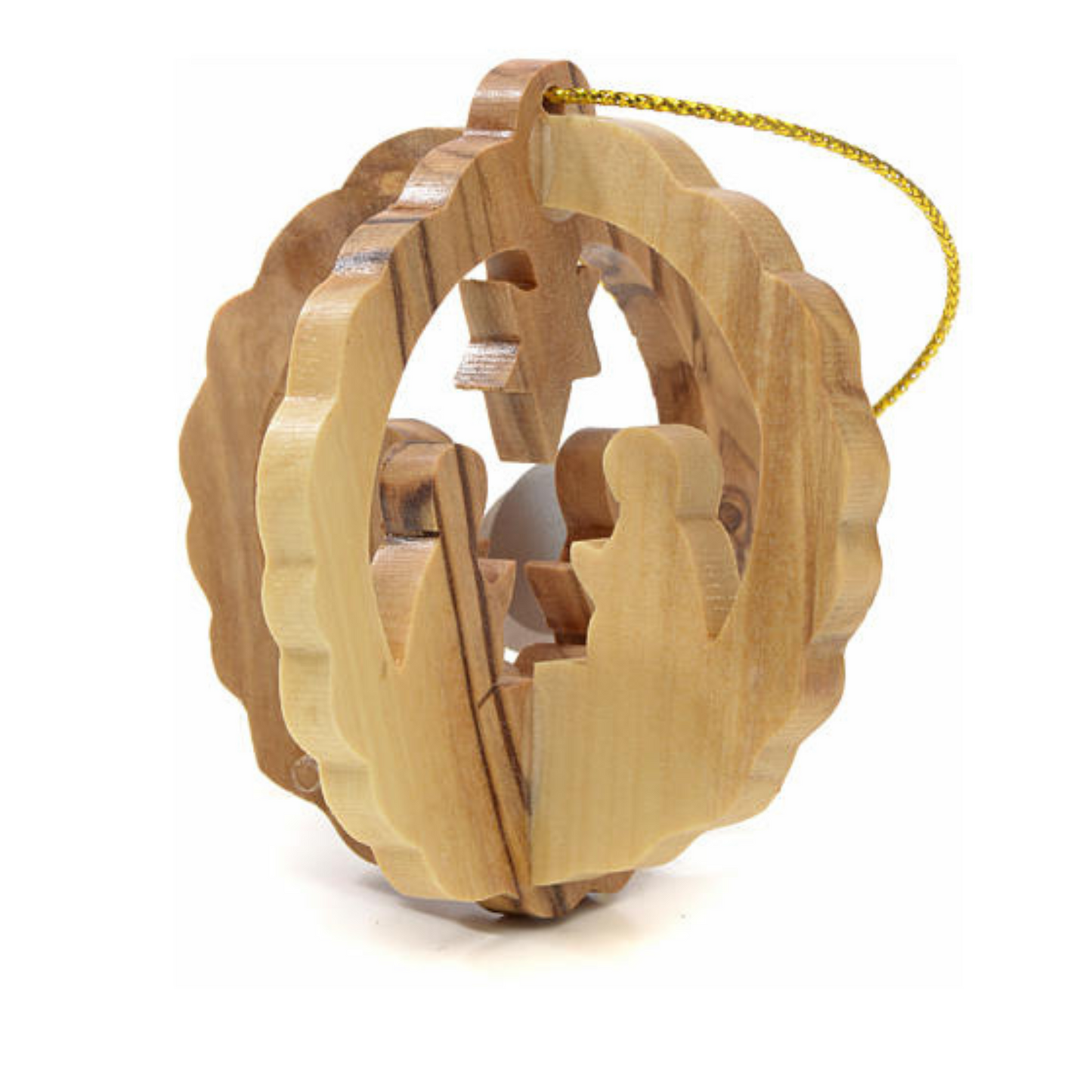 Holy Land 3D Round Nativity Ornament
