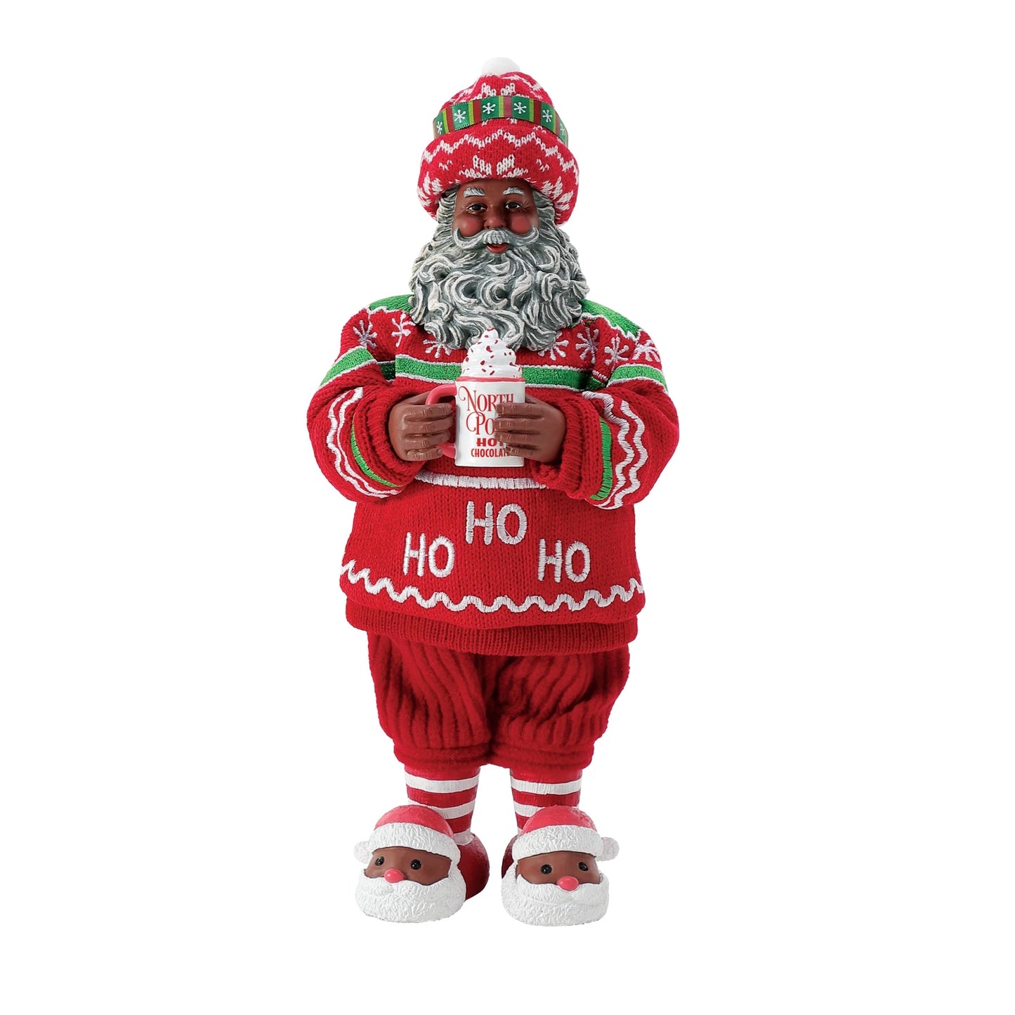 Cozy! Black Santa Department 56