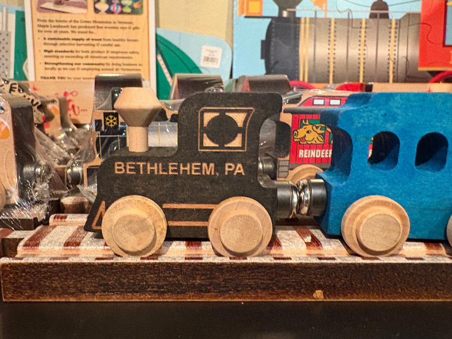 Custom 4 Car Train Set w/ Track