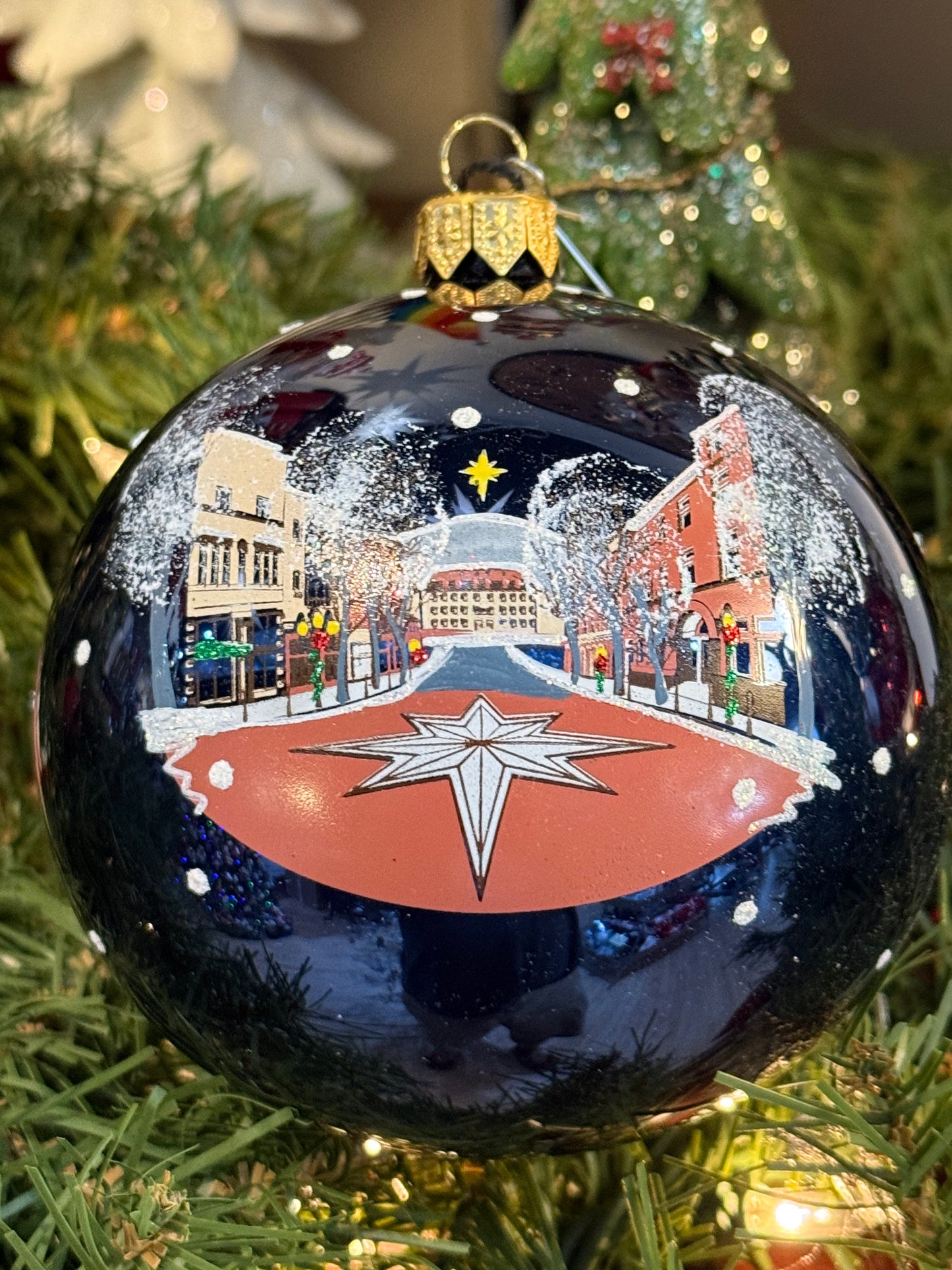 2026 Blue Joy to the World Bethlehem Ornament
