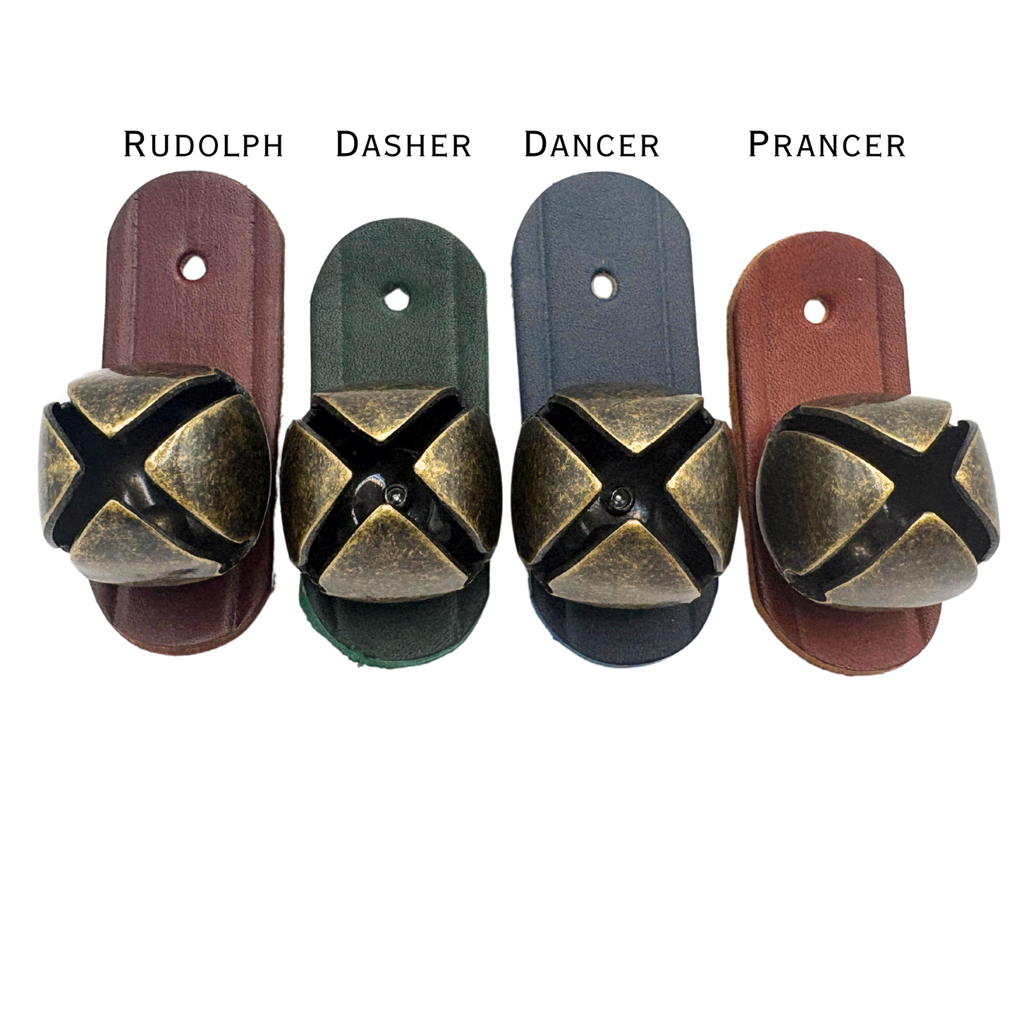 Retired Sleigh Bells (Rudolph, Dasher, Dancer, Prancer)