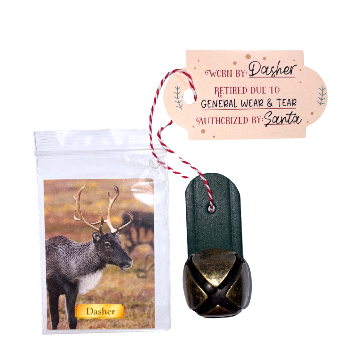 Retired Sleigh Bells (Rudolph, Dasher, Dancer, Prancer)