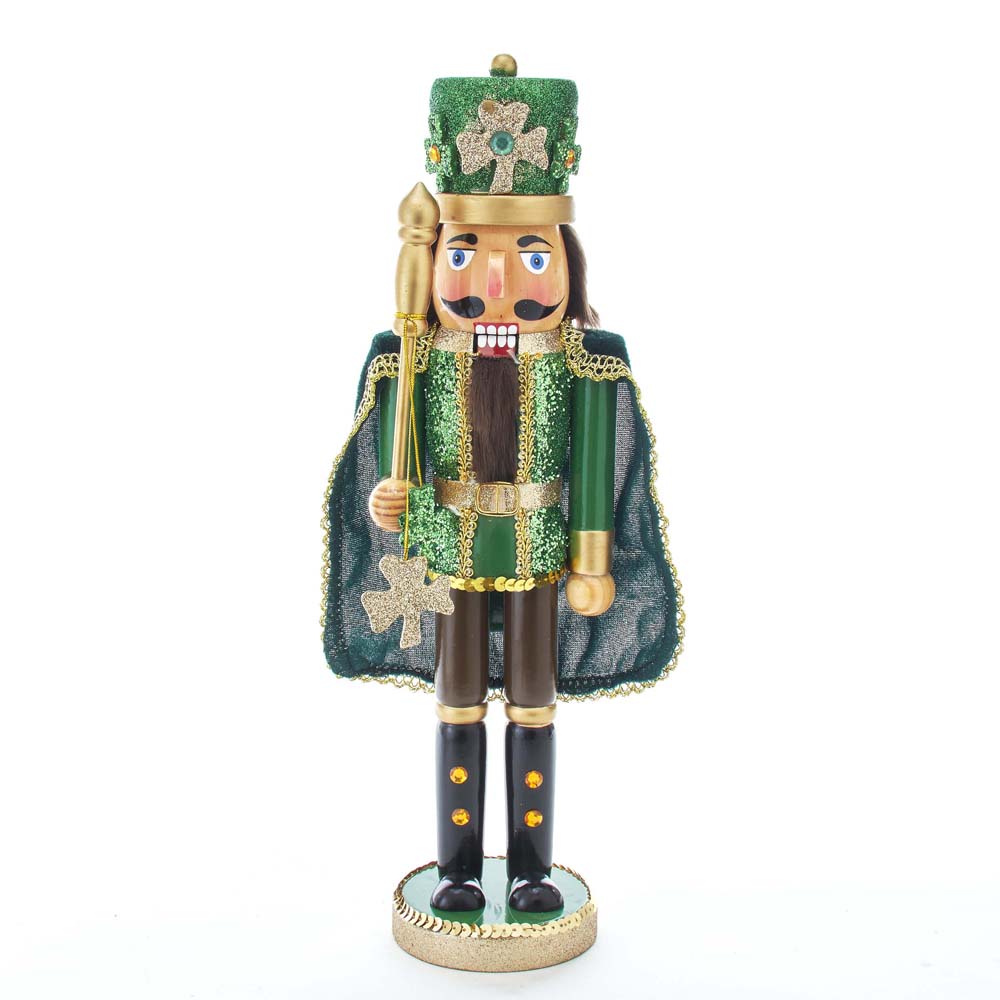 15" Irish Nutcracker w/ Cape