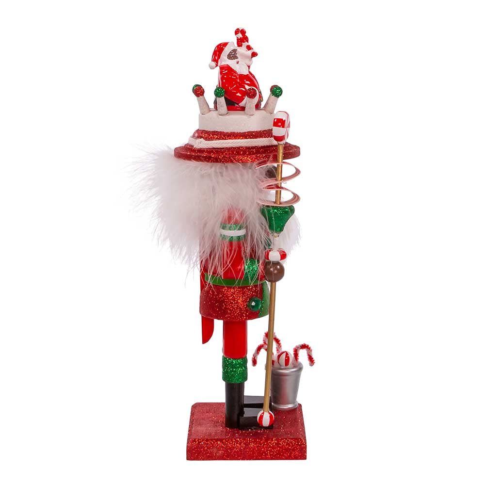 10" Nutcracker w/ Black Santa
