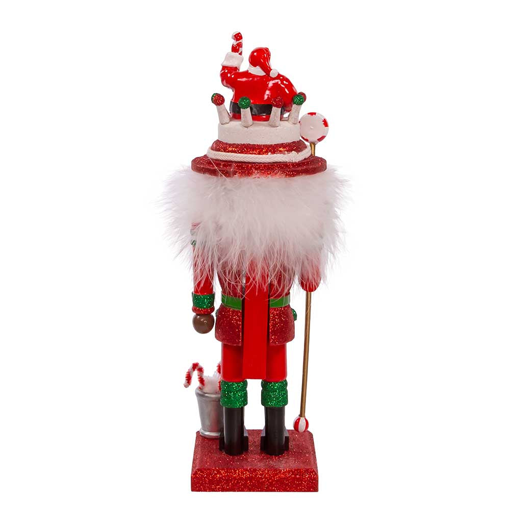 10" Nutcracker w/ Black Santa