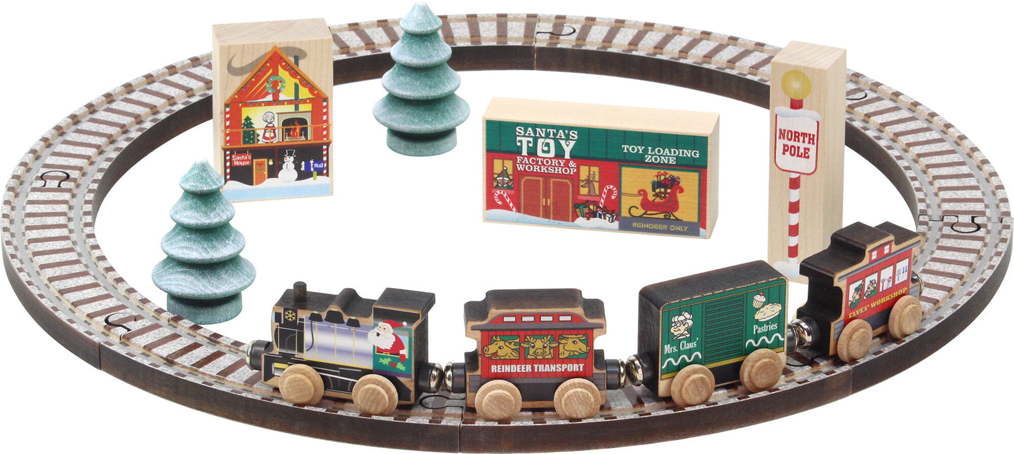 North Pole Railway Train Set