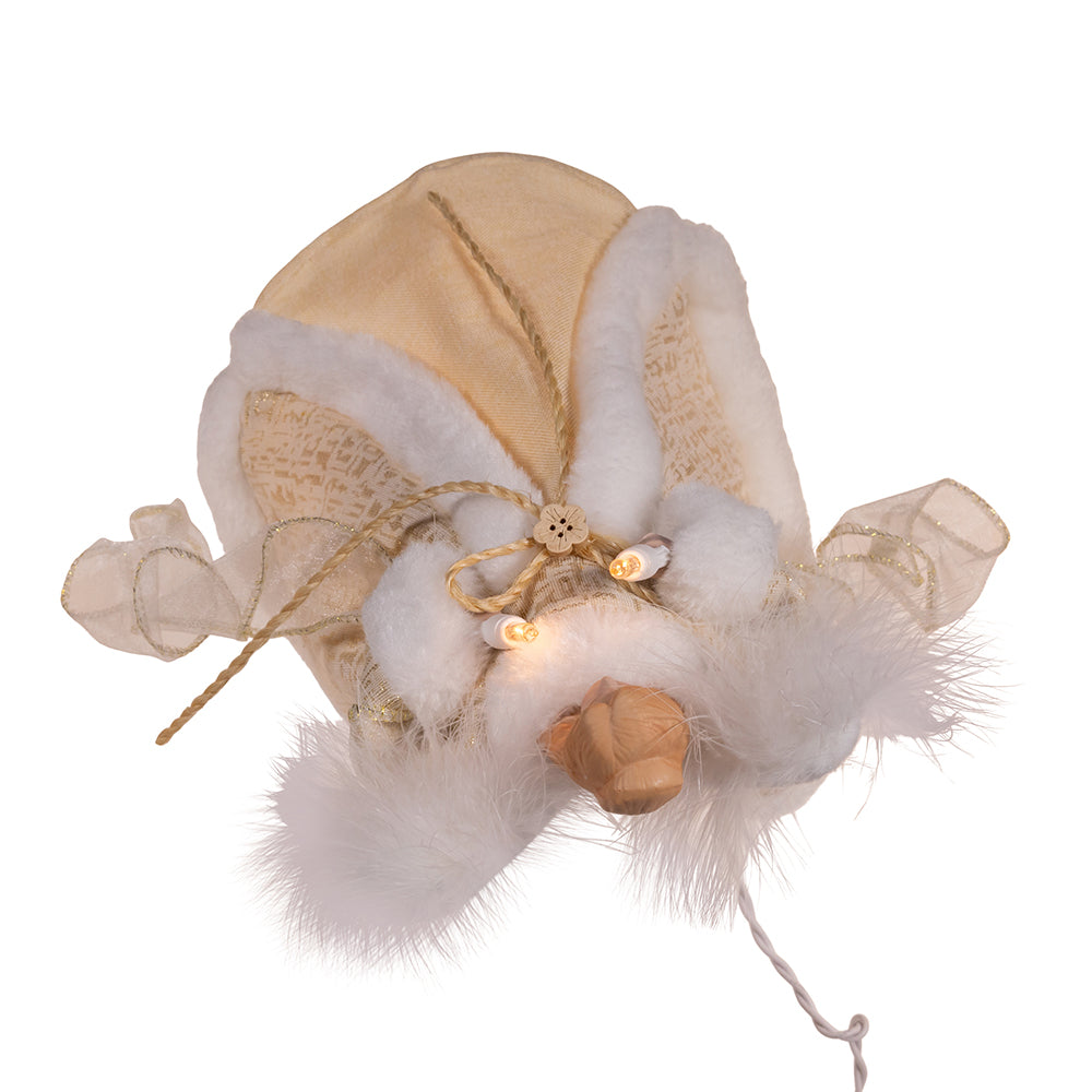 16" Rustic Natural Angel Tree Topper