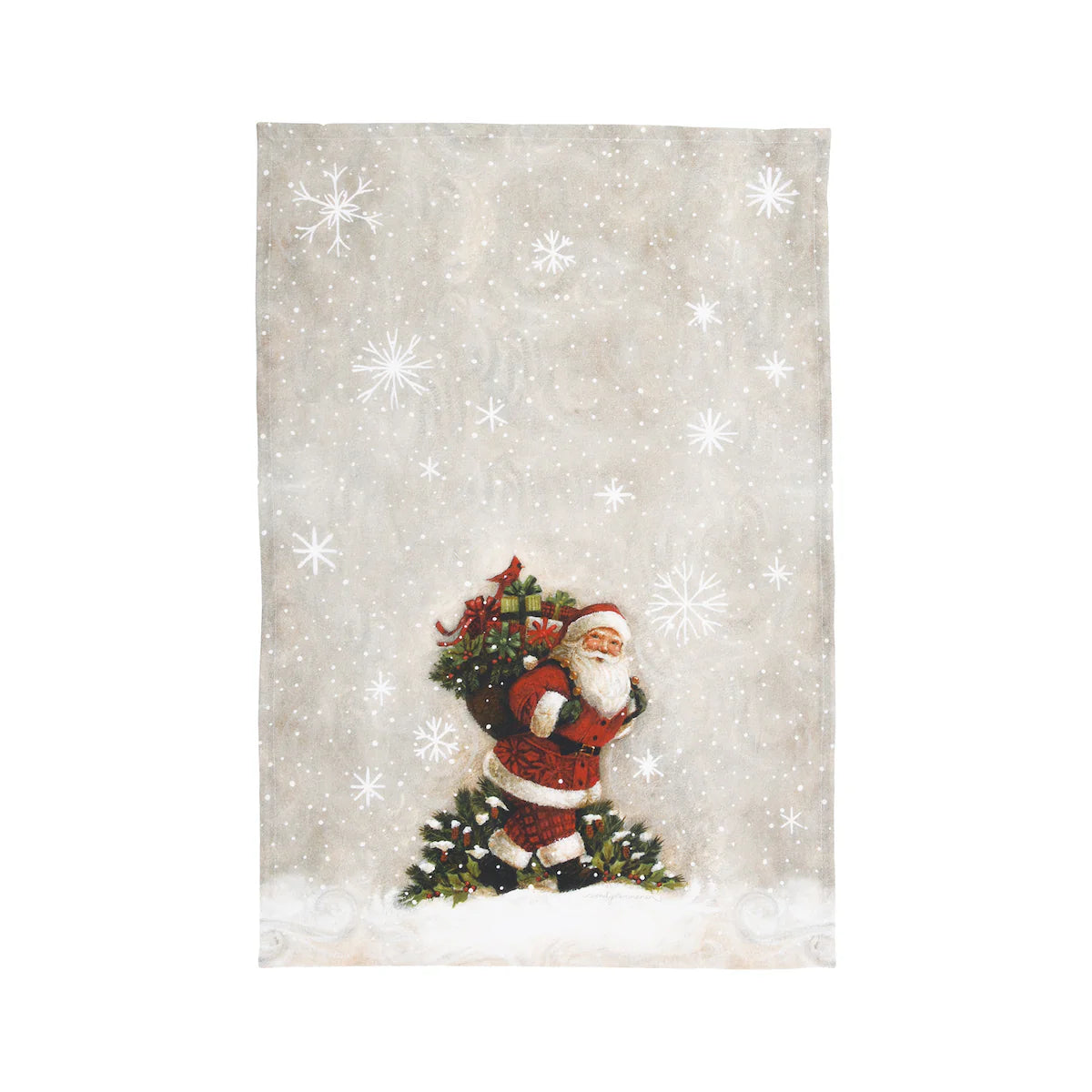 Woodland Santa Towel