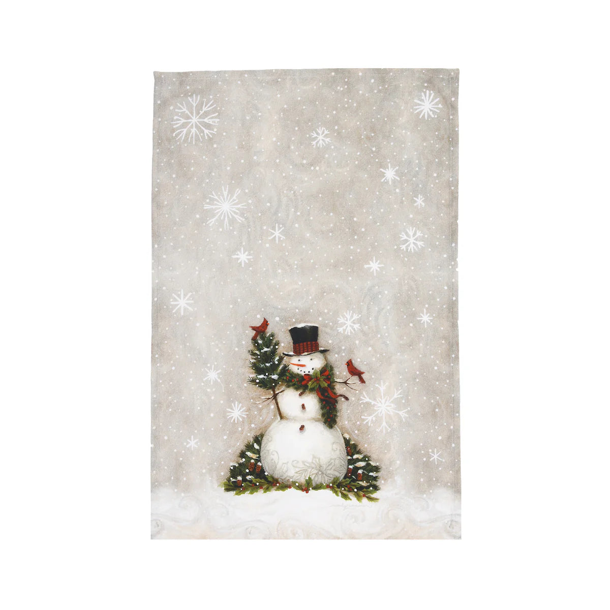 Woodland Snowman towel