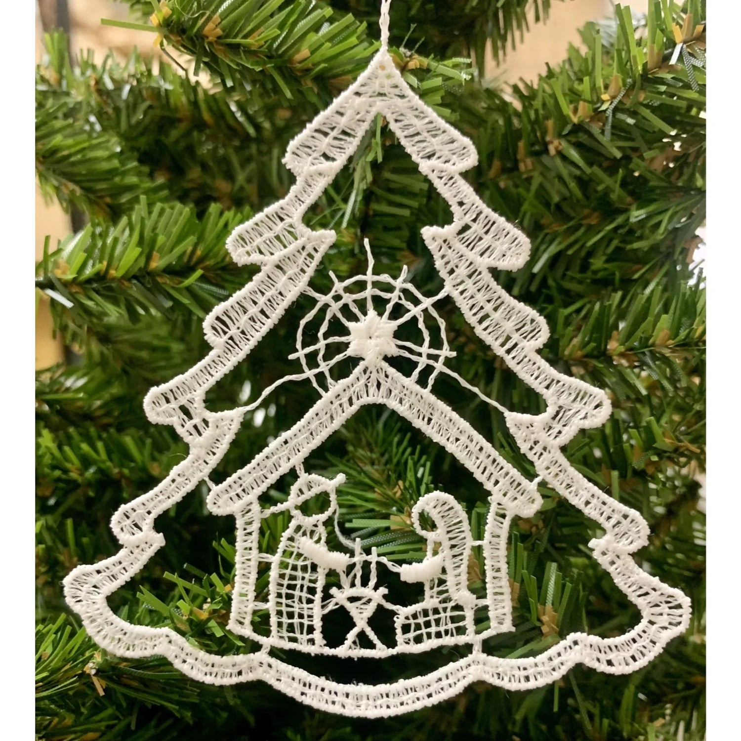 German Lace Ornaments