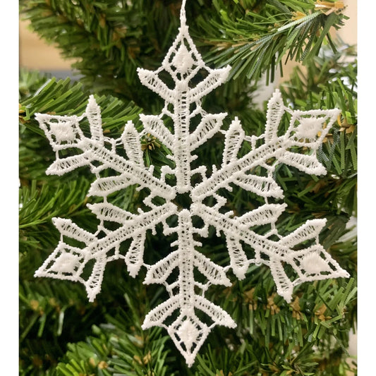 White Lace 6pt Snowstar 1 Snowflake