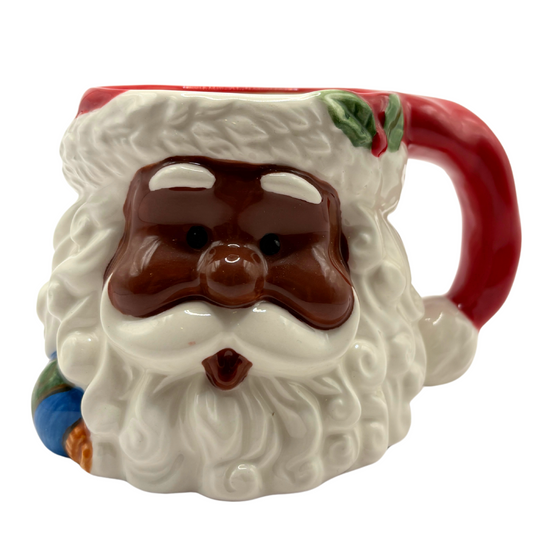 Santa Mug Black