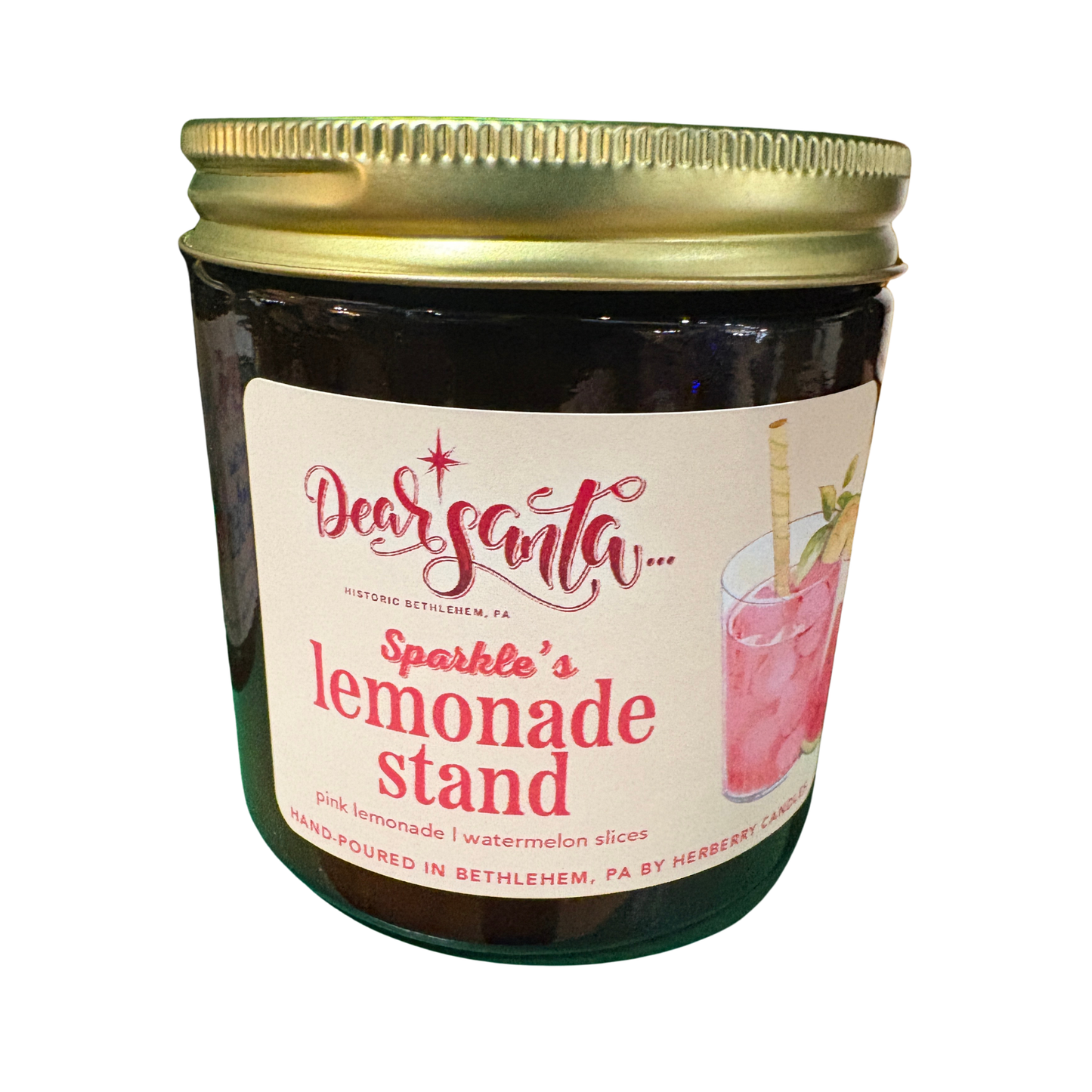 Sparkles Lemonade Stand Herberry Candles 4oz