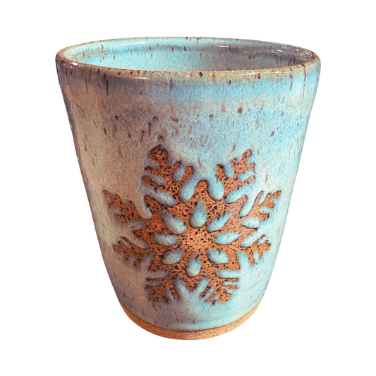 Snowflake Thumb Mug -Small - Local Artist Ryan Olszewski
