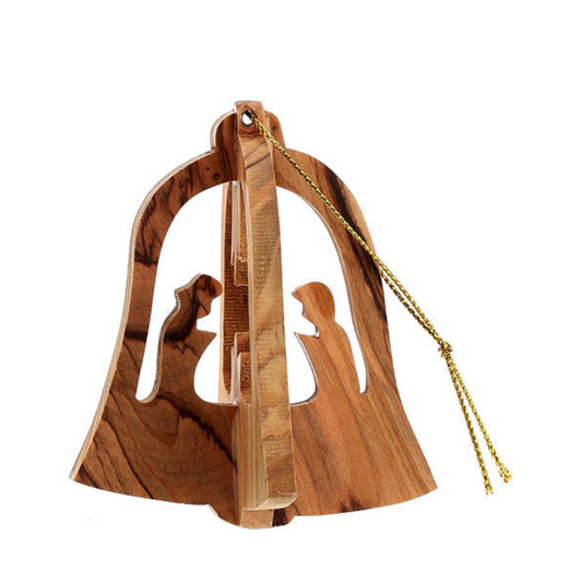 Holy Land 3D  Bell Nativity Ornament