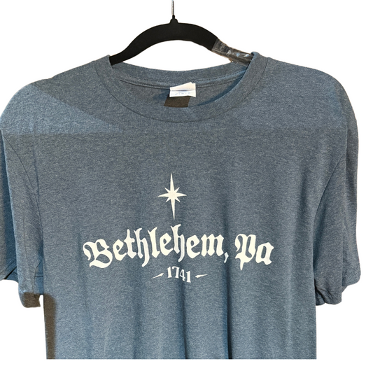 Men's Bethlehem T-Shirt Steel Blue