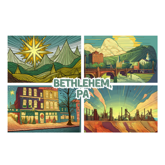 Bethlehem Views Postcard