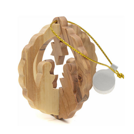 Holy Land 3D  Round Nativity Ornament