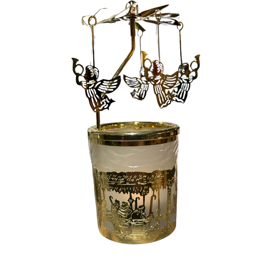Golden Angel Candle Carousel