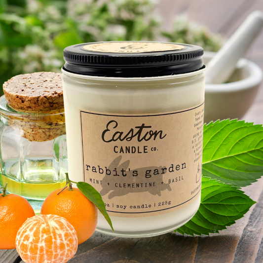 Rabbit's Garden 8 oz Easton Candle Co.