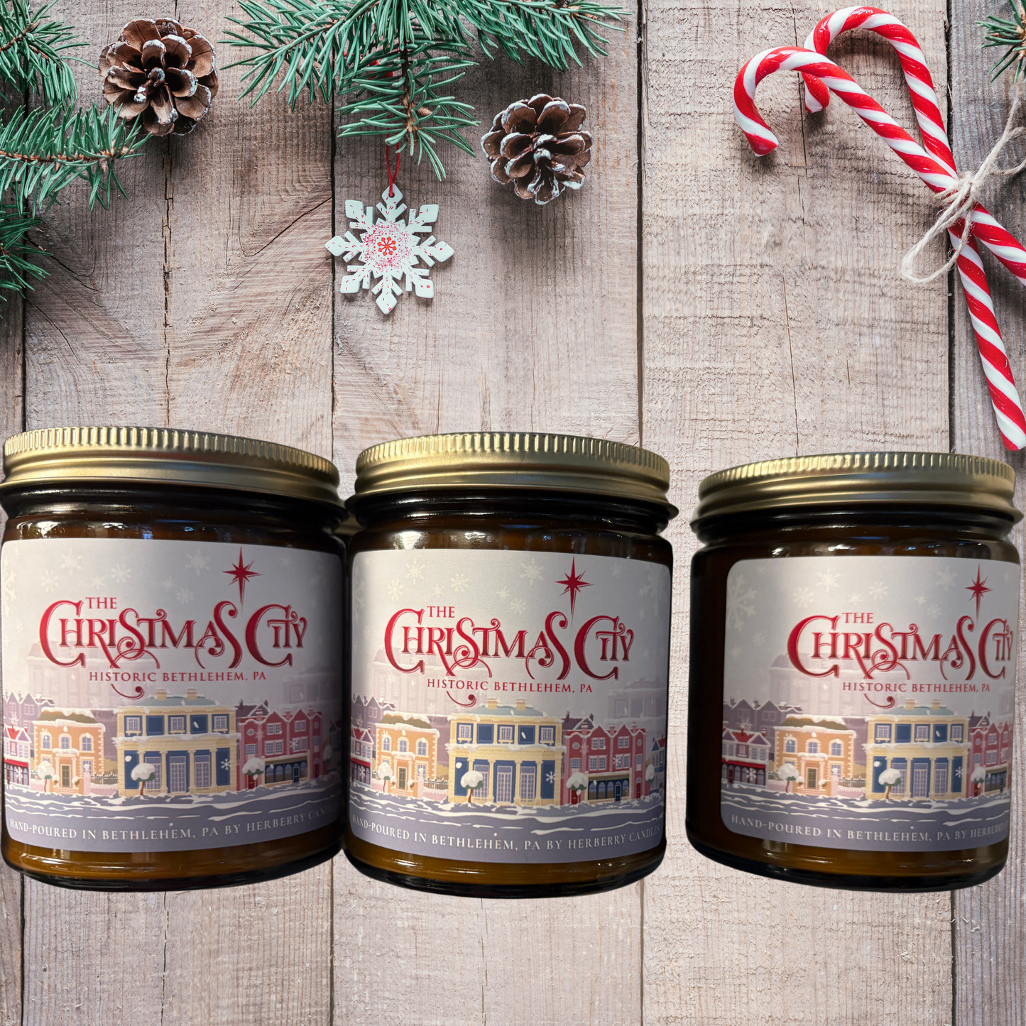 "Christmas City" Candle by Herberry Candles
