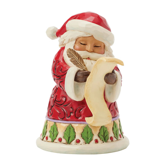 Santa W/ List Mini