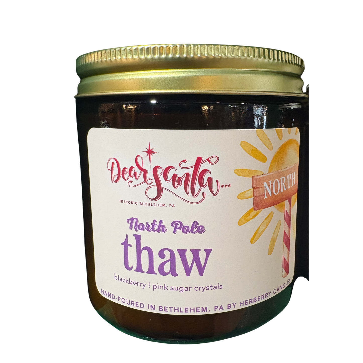North Pole Thaw Herberry Candle 4oz