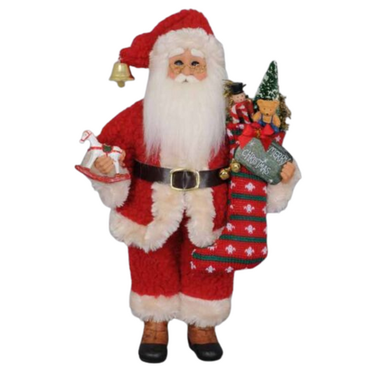 Small Santa in Stockings