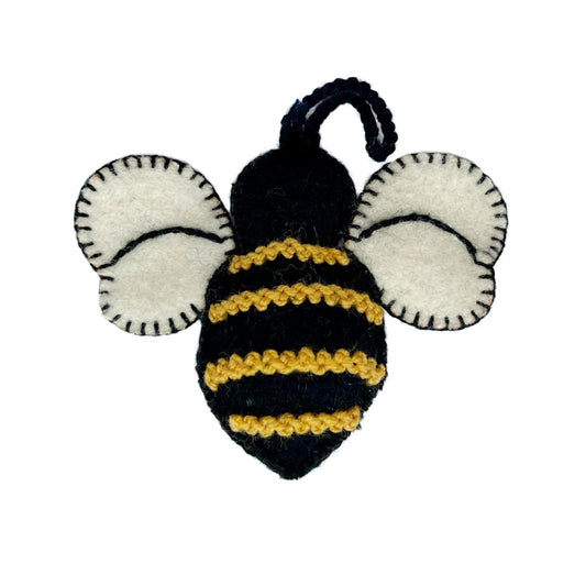 Bumble Bee Knit Ornament