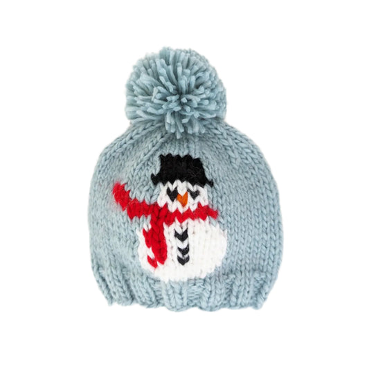 Frosty Snowman Beanie Hat Baby