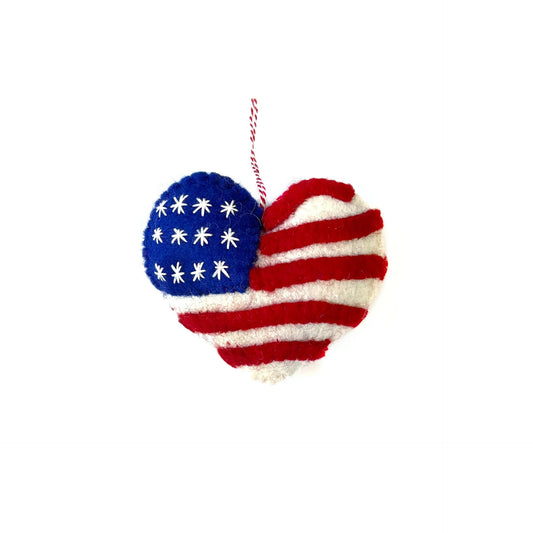 American Flag Heart