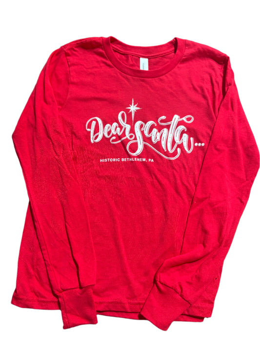 Toddler Dear Santa T-Shirt  Long Sleeved