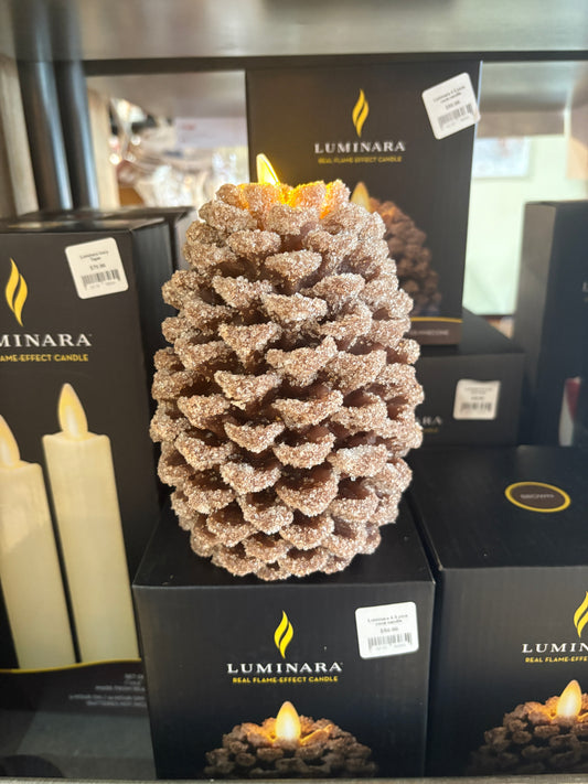 Luminara 6.5 inch pine cone