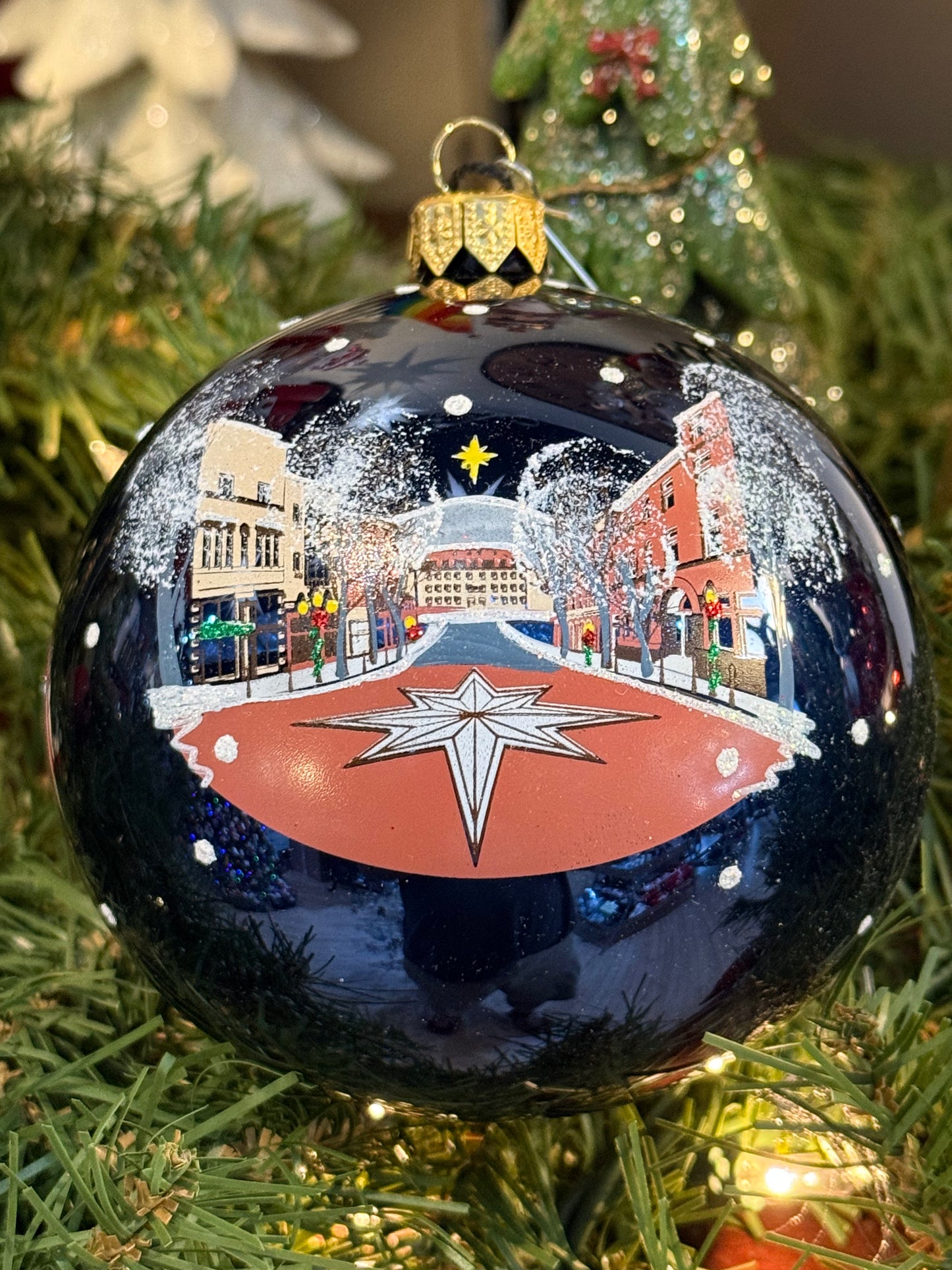 2026 Blue Joy to the World Bethlehem Ornament