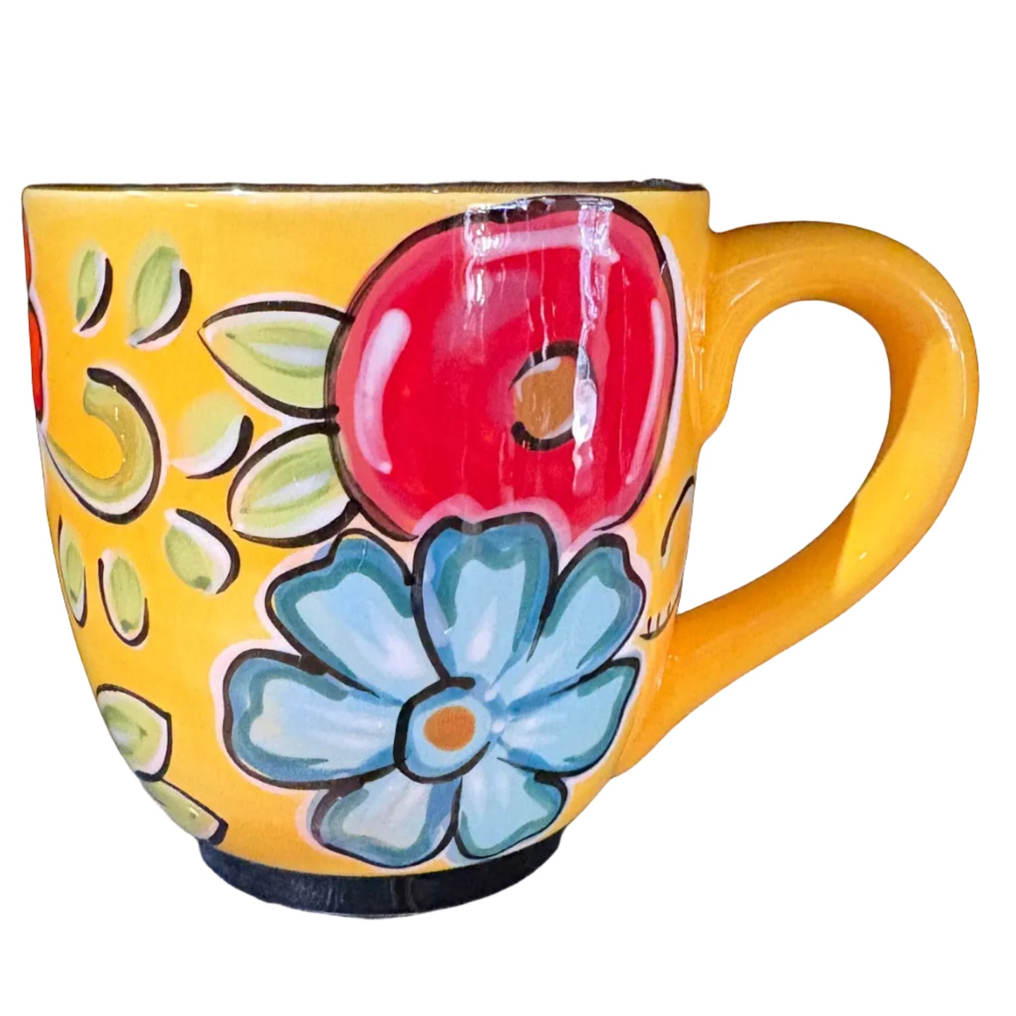 Yellow Floral Mug