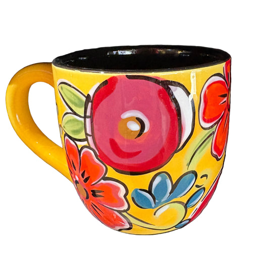 Yellow Floral Mug