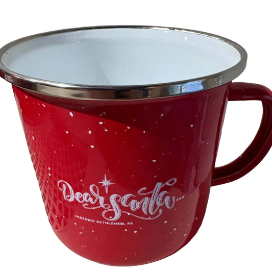 16 oz Red Dear Santa Campfire Mug