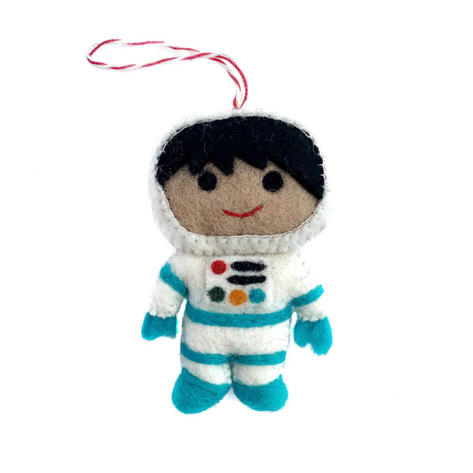 Blue Kid Astronaut