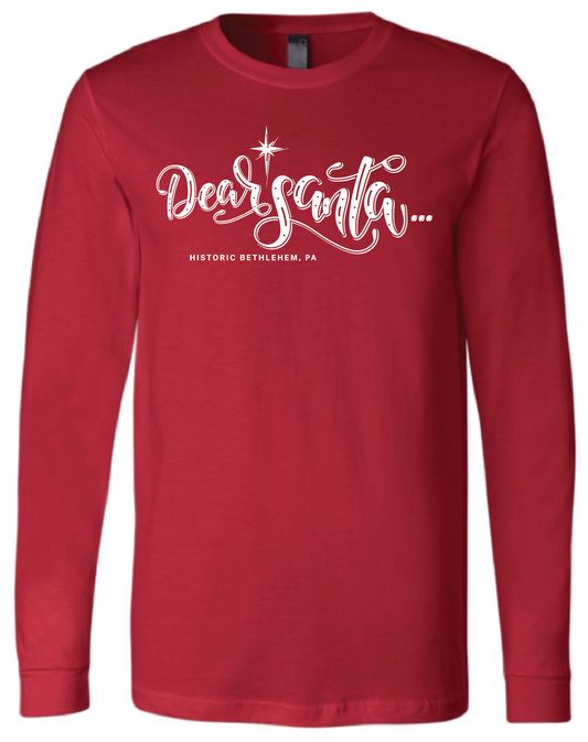Men's Dear Santa Long-Sleeved T-Shirt