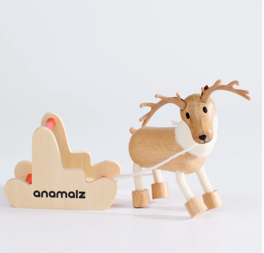 Animalz Reindeer and Sleigh Set