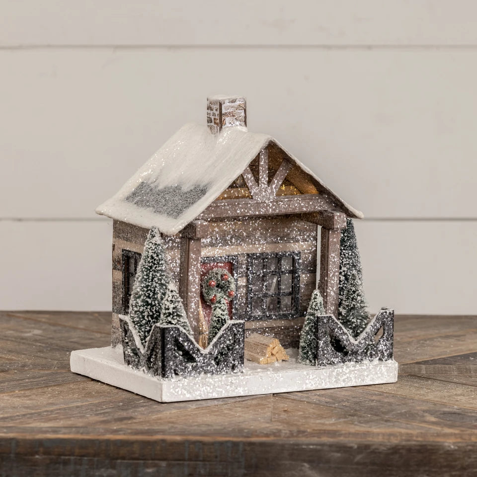 Timber Frame Cabin Ornament