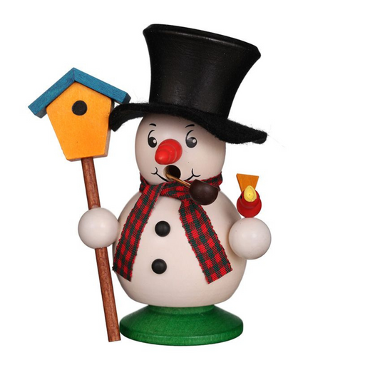 mini snowman birdhouse smkr