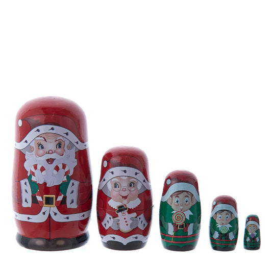 4.3 Santa Nesting Doll Set 5 pc