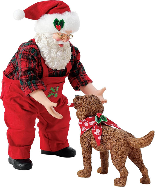 Fetch Santa with Dog Department 56