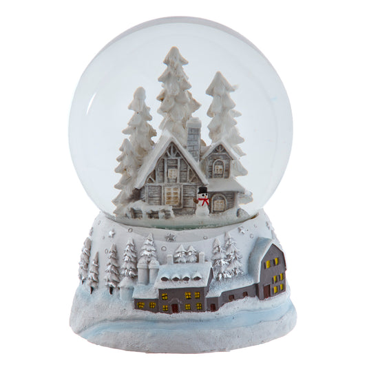 120mm Snowy House Waterglobe