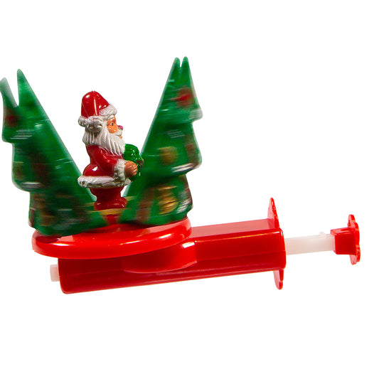 Santa in Tree Spinner