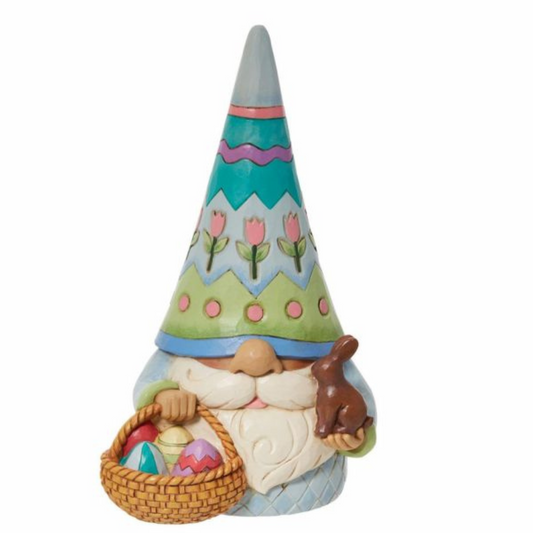 Jim Shore Easter Gnome with Basket of Eggs