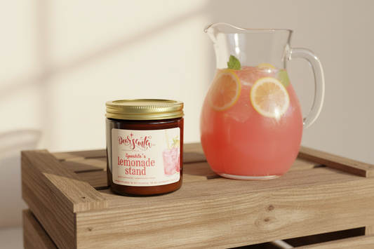 Sparkles Lemonade Stand Herberry Candles 4oz